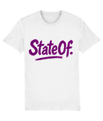 STATEOF. BLUE PAINT T-SHIRT