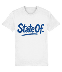 STATEOF. BLUE PAINT T-SHIRT