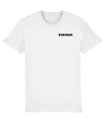 STATEOF. ORIGINAL WHITE T-SHIRT